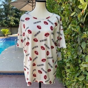 Lularoe women oversized shirt New With Tags size XXSmall super soft material